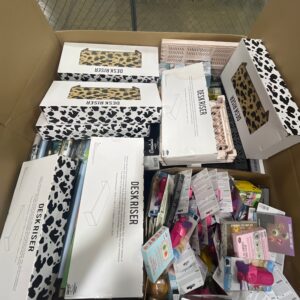 A visually diverse pallet of new, name-brand assorted merchandise, offering 92% off retail.