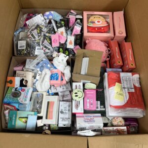 A vibrant collection of new name-brand items on a wholesale mixed pallets ready for resale.