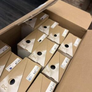 A large Cloud Nova shoe pallet filled with 150 pairs of assorted men's and women's footwear.