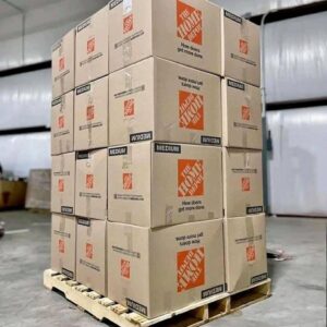 A vibrant assortment of tools, home goods, and electronics spilling from a premium mystery boxes.