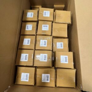 Bulk 4x6 copper and 8x10 gold wholesale picture frames on a pallet for resale