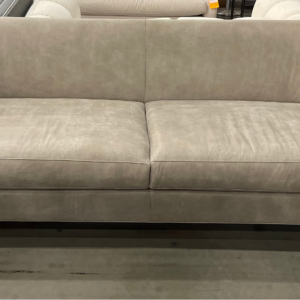 Luxurious Mitchell Gold + Bob Williams Coco 85 Leather Sofa from liquidation pallet