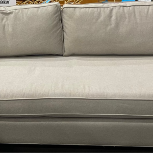 Mitchell Gold + Bob Williams Hunter Studio 75 designer bench sofa in pebble weave texture