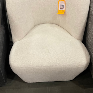 Luxurious Mitchell Gold + Bob Williams Griffin Swivel Chair with performance faux shearling from a swivel chair liquidation pallet
