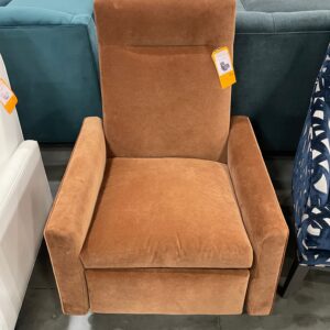 Luxurious Mitchell Gold Bob Williams recliner in performance velvet, showcasing elegant design