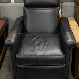 Luxurious Mitchell Gold Bob Williams Arlen Electric Leather Recliner in a modern living space.
