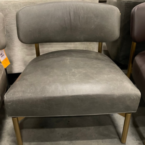 Luxurious Mitchell Gold + Bob Williams chair pallets with elegant leather occasional chairs