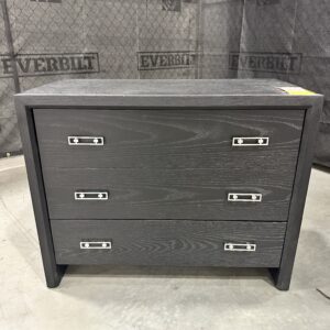 Luxurious Mitchell Gold dresser with three spacious drawers, perfect for elegant home storage