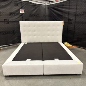 Luxurious Mitchell Gold King Headboard with performance velvet, 53 inches tall, discounted