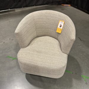 Luxurious Mitchell Gold Bob Williams swivel chair in Dunes-Sand upholstery, perfect for modern living