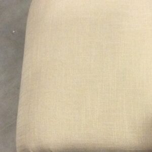 A luxurious Mitchell Gold Bob Williams bench, Callan 48 in performance linen, perfect for luxury bench liquidation.