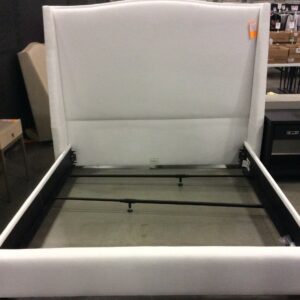 Luxurious Mitchell Gold Bob Williams Celina bed with a tall headboard