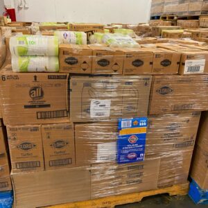 Large assorted household pallets containing 639 pieces for bulk resale